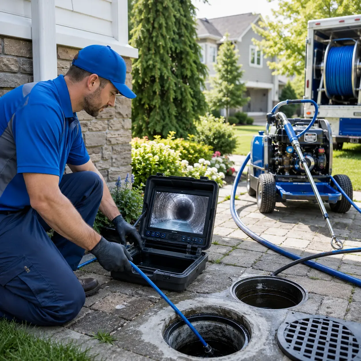 Outdoor drain cleaning professionals serving Kellogg, IA